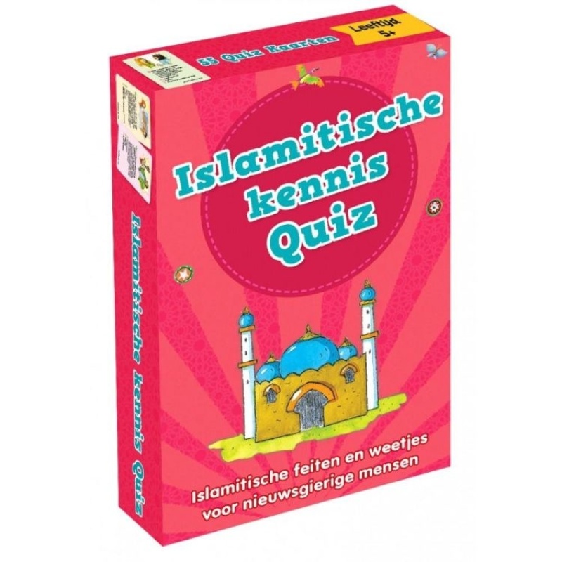 De Quiz-kaarten van de islamitische leer bieden een boeiend en educatief spel voor mensen die geïnteresseerd zijn in de islam en haar leerstellingen. Deze kaarten zijn perfect geschikt voor gebruik in klaslokalen, tijdens vakanties of gewoon thuis om te spelen met vrienden en familie.